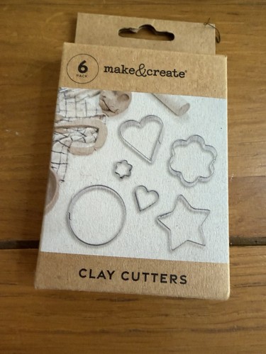 Metal clay cutters - clay, pack