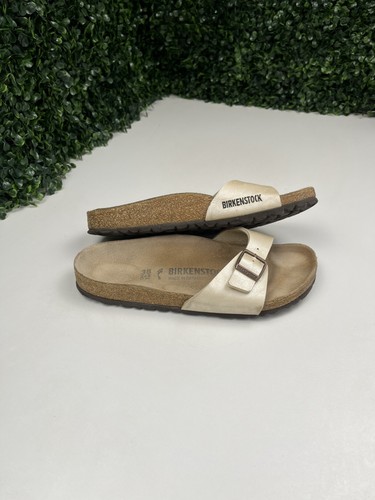 Women gold birkenstock - women's,