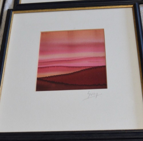 Silk painting signed artist - silk, by