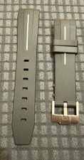 The Strap Tailor Black Rubber Strap 21mm for Rolex Submariner Brand New Unworn