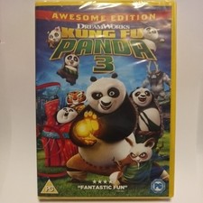KUNG FU PANDA 3 (Brand New & Sealed UK DVD)