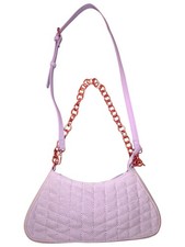 Skinnydip London Zoe Denim Quilted Tween Preppy Lilac Shoulder Bag - Purple