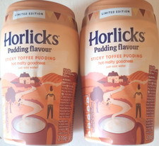 2x Horlicks Instant Malted Drinks Sticky Toffee Pudding Flavour (270g)