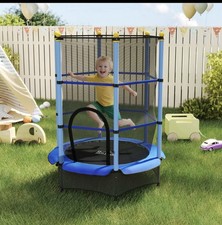 HOMCOM 4.6FT Kids Trampoline