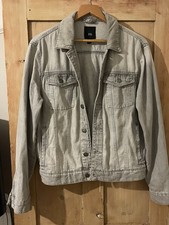 River Island Men's Denim Jacket In Smokey Grey Medium