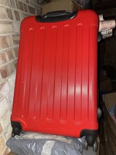 Cabin Case Hand Luggage Carry on Suitcase 4 Wheel Lightweight With Lock & Pocket