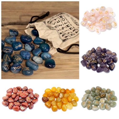 Indian gemstone rune stones - rune,