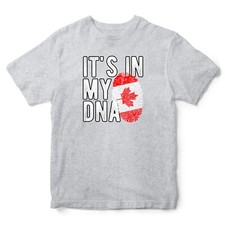 Canadian Flag Kid T Shirt