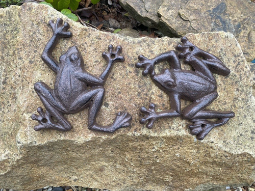 Cast iron frog - cast,