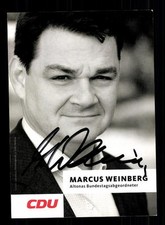 Marcus Weinberg Autograph Card