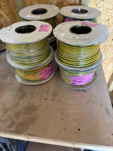 10mm earth cable 6491 - 6491, green