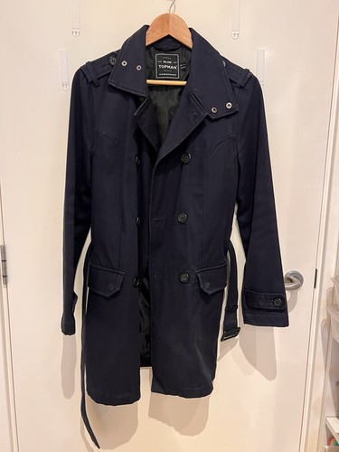 Topman men navy - men’s, trench