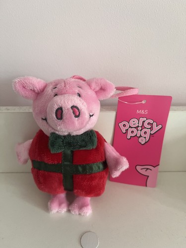 Faux fur percy pig present - pig,