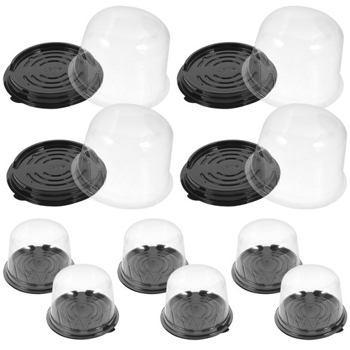 Clear cake containers with - clear,