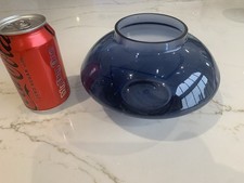 DARTINGTON blue squat vase used for display only c 3 years