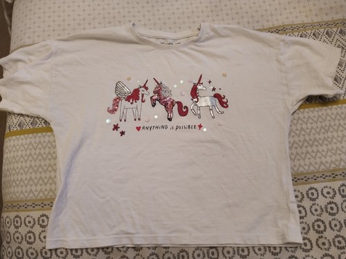 Girls unicorn sequin top - f+f,