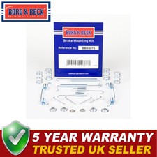 Borg & Beck Rear Brake Shoes Fitting Kit Fits Vauxhall Corsa 1992-2007 92607340