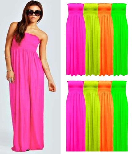 Ladies strapless maxi dress - ladies,
