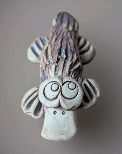 Vintage handmade clay - handmade,