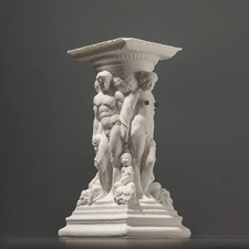 Ornate Roman Column Pedestal -