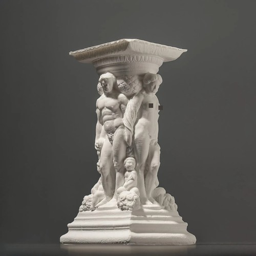 Ornate roman column - pedestal,