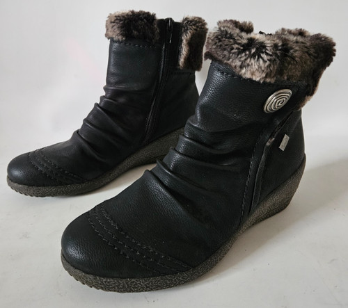 Rieker y0363 black ankle - rieker, y0363-01