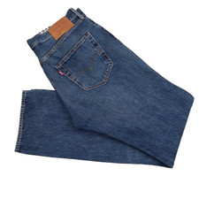 Levis 501 BIG E premium Red Tab Jeans Straight Leg Blue SZ 34X34 (V2448)