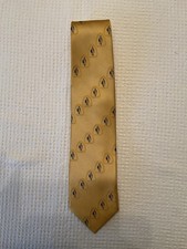 MUSTARD HORSE RACING TIE 100%