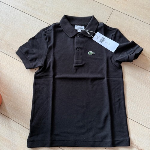 Lacoste kids black polo - kids, shirt