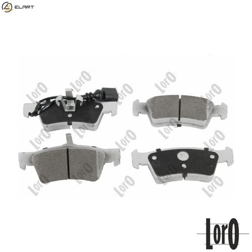 Brake pad set - set, disc