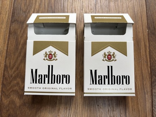 Marlboro gold empty cigarette - marlboro,