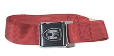 2-Point Seat Belt, Red, Black
