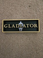 gladiator Collectors Sign Display Quality Fast Free Shipping