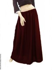 Long Wine Victorian / Edwardian Skirt - Custom Made Choose Length + Waist