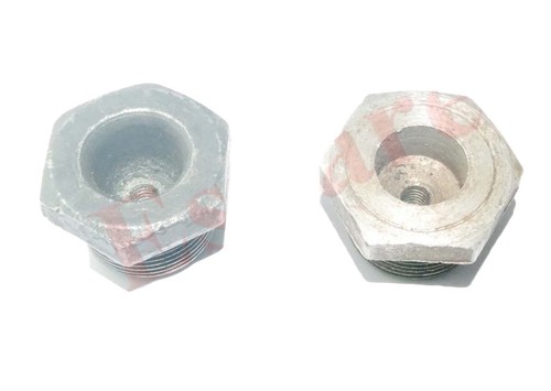 Front fork tube nut - front, jawa