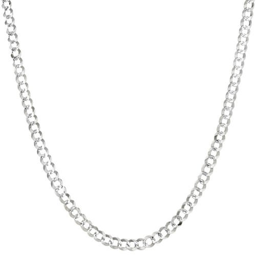 Italian sterling silver curb - sterling,