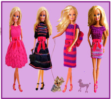 KNITTING  PATTERN Barbie
