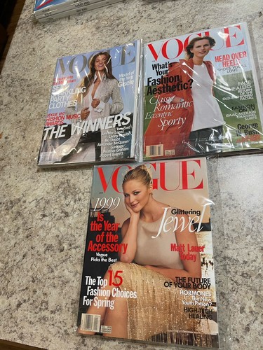 Vogue magazine lot 1999 - magazine,