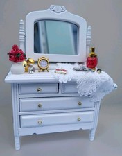 Miniature Dolls House White