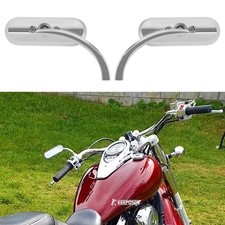 2x Side Mirrors Oval Rearview