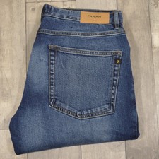 Men's Farah Mid Blue Factory
