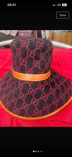 Gucci wide brim wool hat - brim,