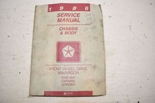 1986 Chrysler Dodge Plymouth