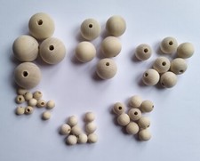 Round Wooden Beads Balls Plain