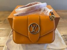 Louis Vuitton LV Pont 9 Crossbody Bag Mustard Yellow Leather