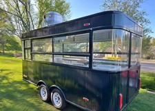 Luxury Panoramic Glass Food Trailer | Mobile Coffee & Snack Bar Truck