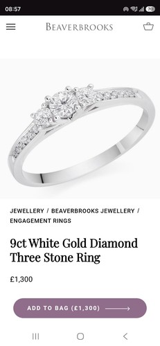 9ct white gold - , beaverbrooks