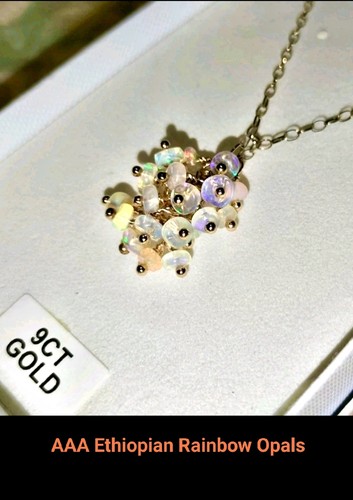 9ct gold ethiopian rainbow - gold,