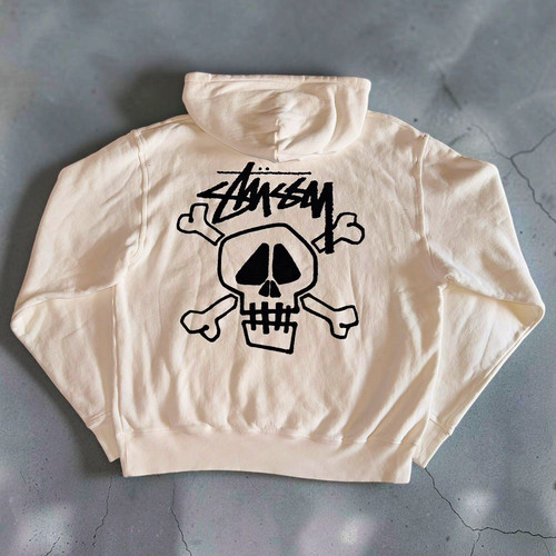 Stussy natural cotton - natural, fleece