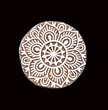 Indian Wood Printing Block
